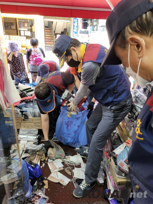 향군, 폭우 피해 지역 수해복구 지원 활동 전개