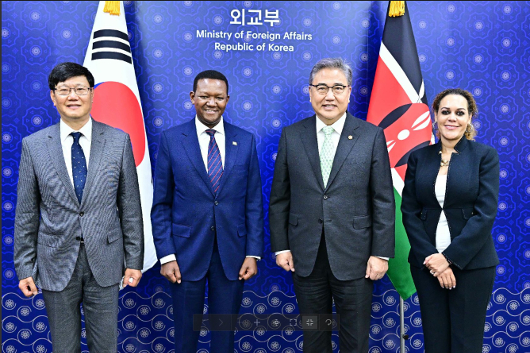 한-케냐 외교장관 회담…실질 협력 확대키로..